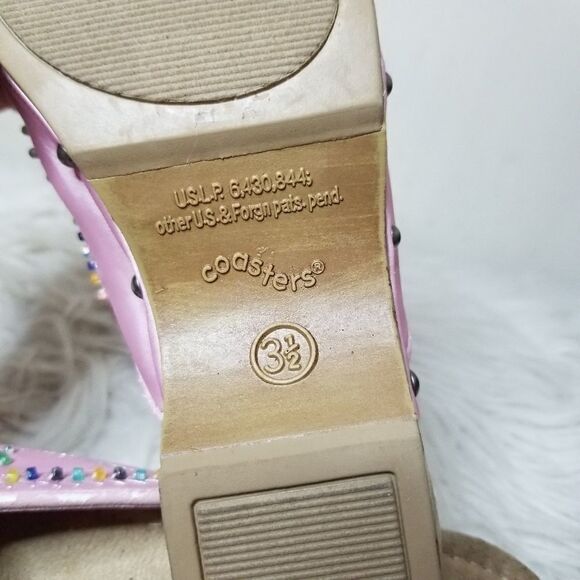 Coasters beaded slip on mules satiny - Picture 4 of 7